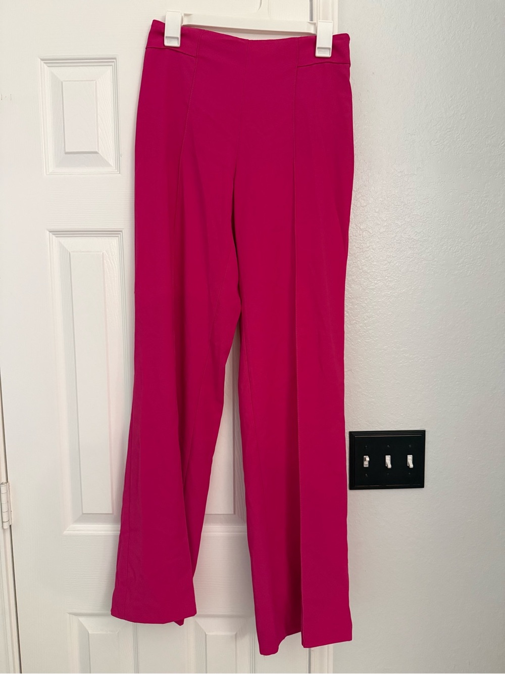 ZARA Women’s High-Rise Pink Wide Leg Pants